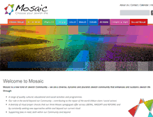 Tablet Screenshot of choosemosaic.org