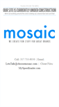 Mobile Screenshot of choosemosaic.com